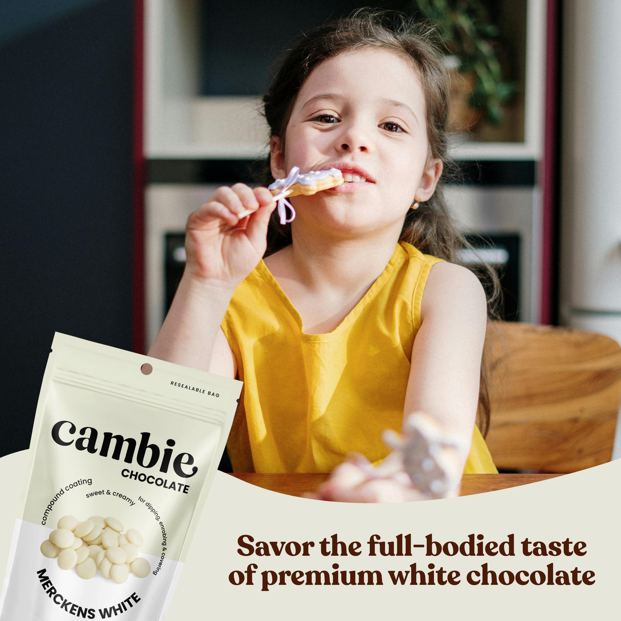 Merckens White Melting Wafers - 1 lb