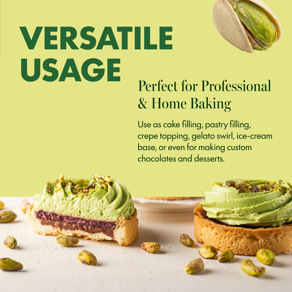 Pistachio Cream - 3 kg (Pack of 10)
