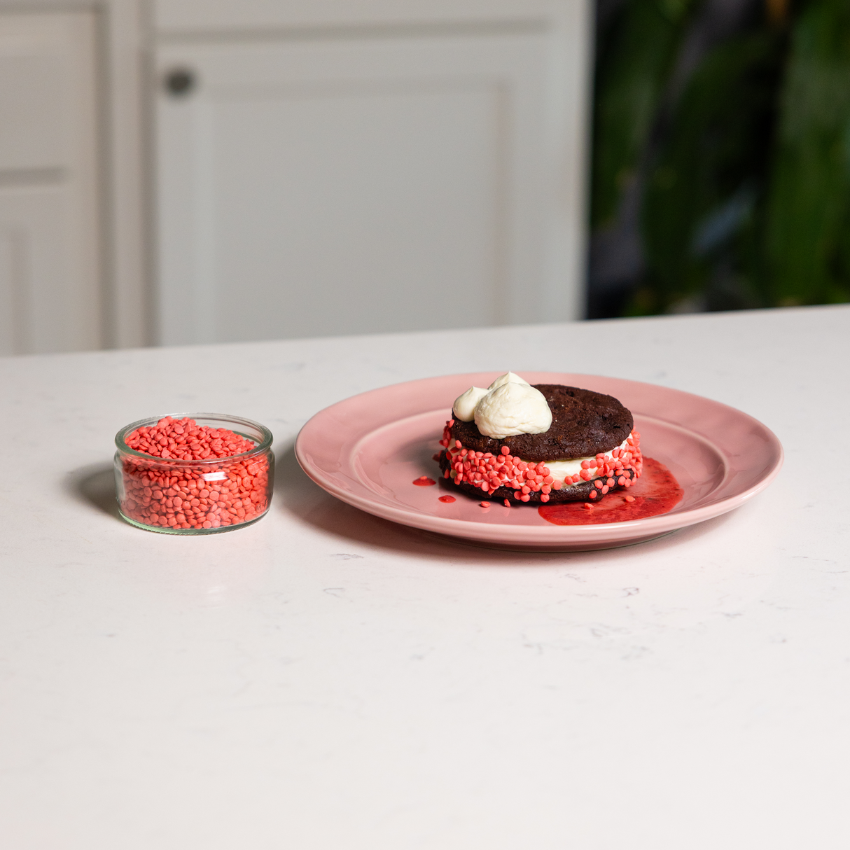 Strawberry Micro Cookie Gems - 21 lb