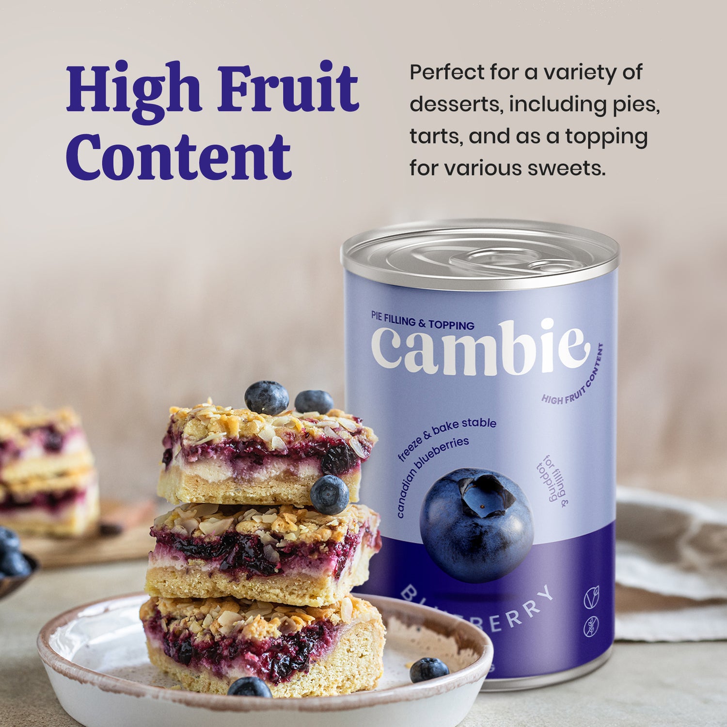 Blueberry Pie Filling - 610 g