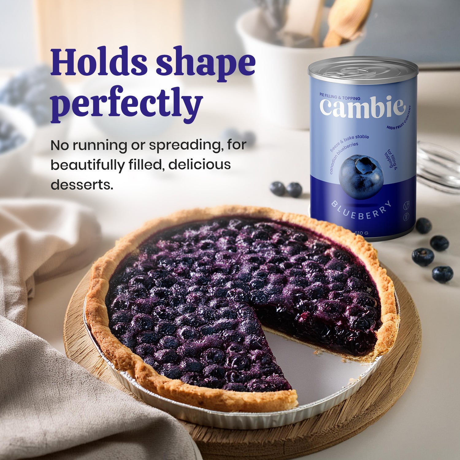 Blueberry Pie Filling - 610 g