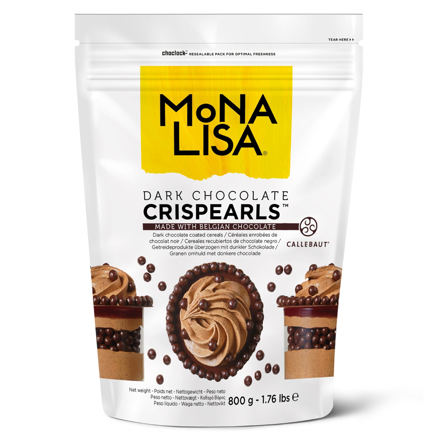 Dark Chocolate Crispearls - 800 g