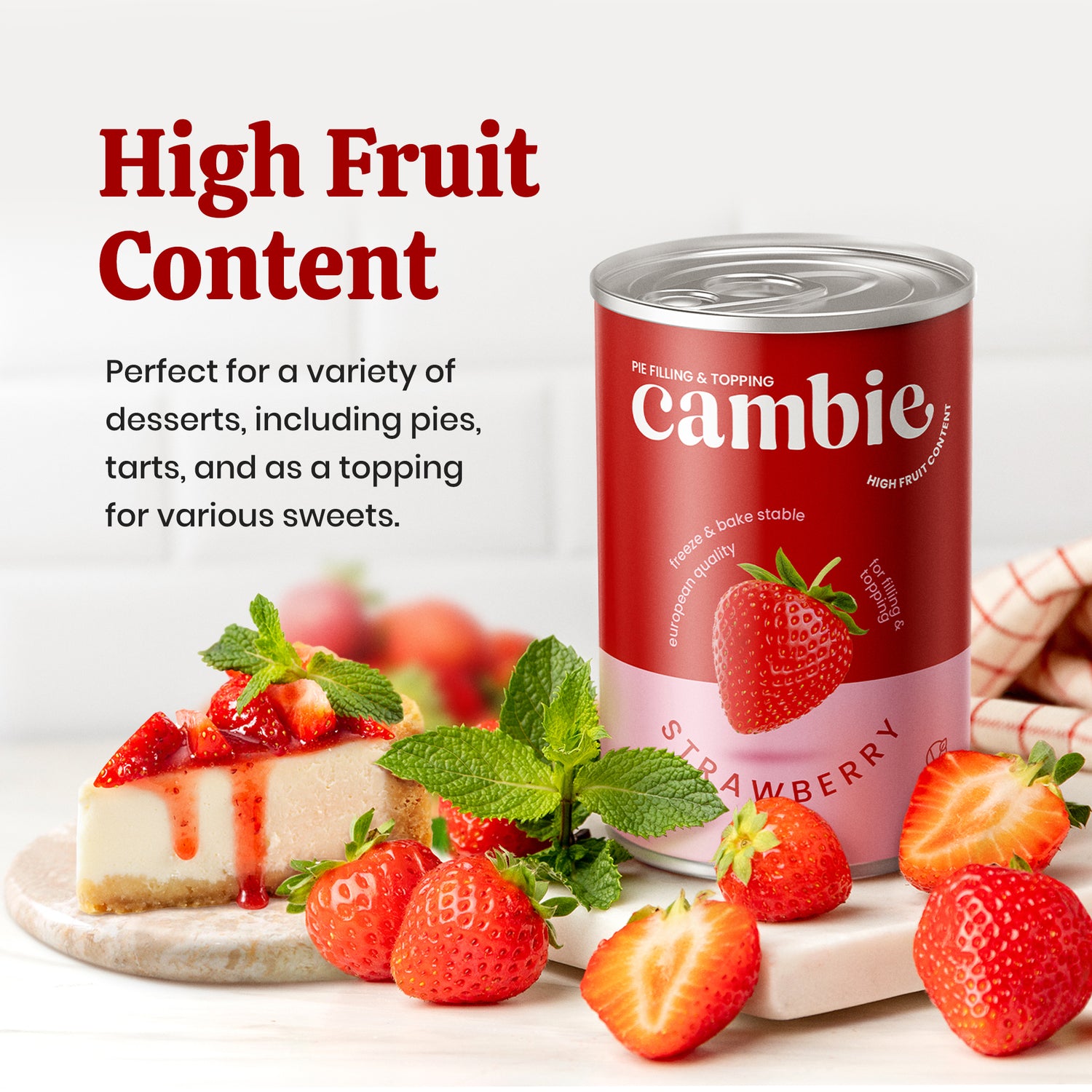 Strawberry Pie Filling - 610 g
