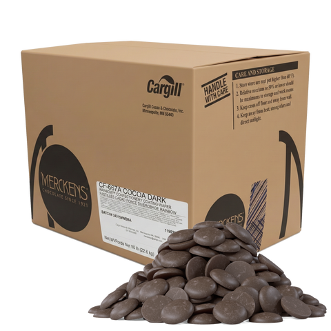 Merckens Dark Melting Wafers - 45 lb