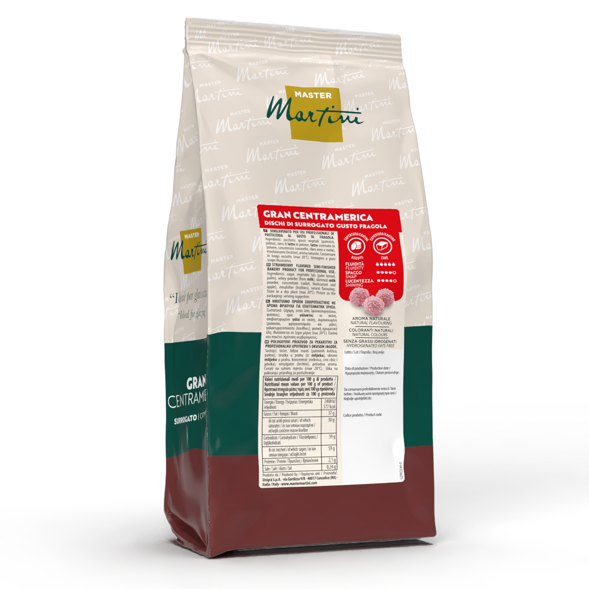 Gran Centramerica Strawberry Melting Wafers - 2.2 lb