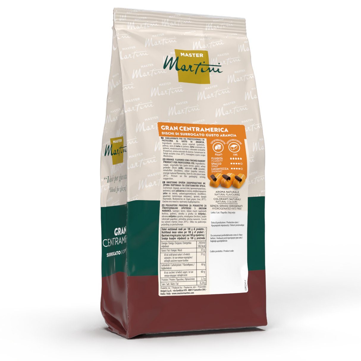 Gran Centramerica Orange Melting Wafers - 2.2 lb