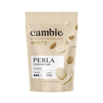 Perla White Chocolate Couverture 29%, 1 lb bag of Belgian white chocolate callets