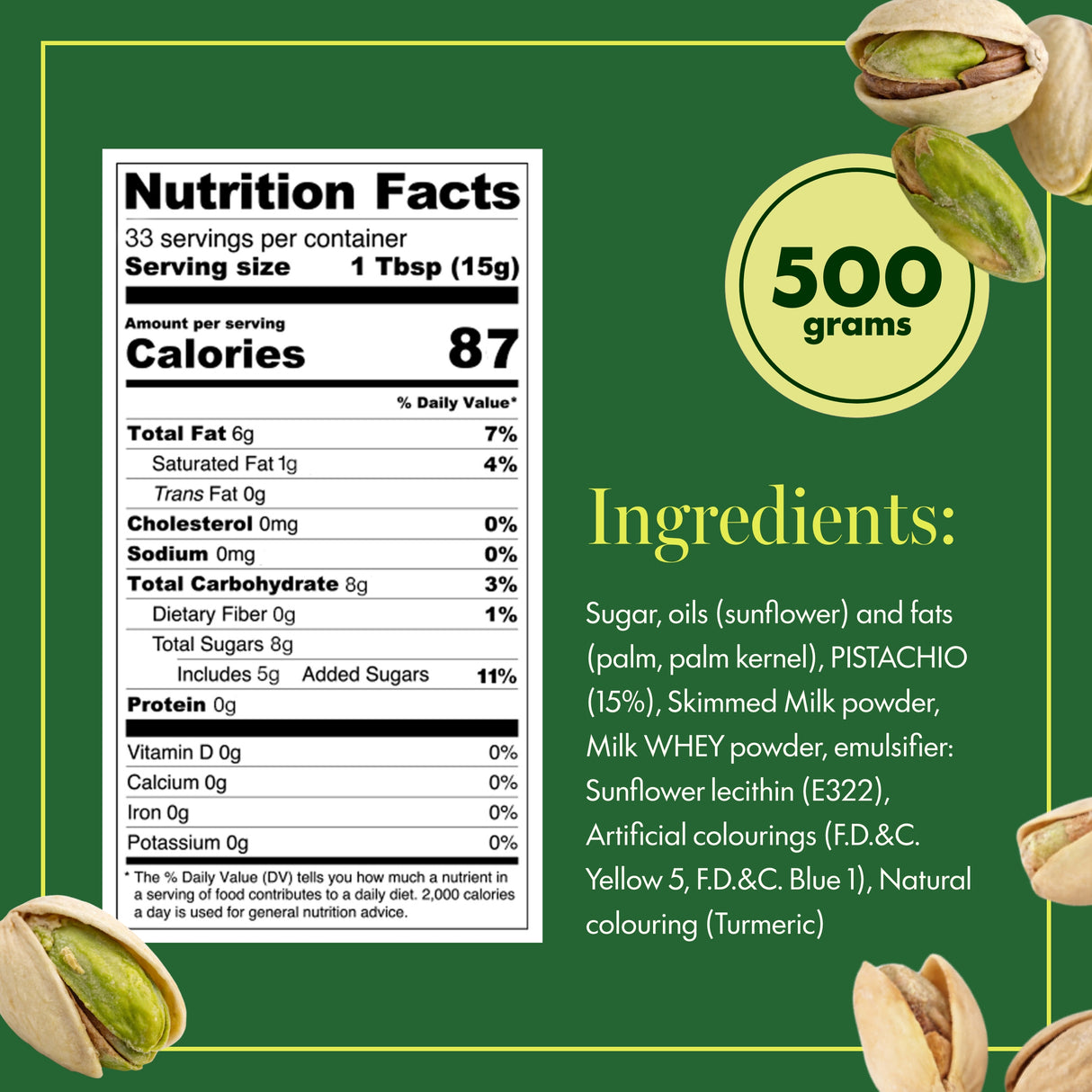 Pistachio Sauce - 500 g