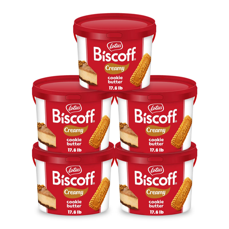 Biscoff Cookie Butter Spread - 17.6 lb (Pack of 5)