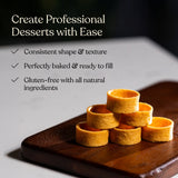 Gluten Free Mini Round Vanilla Tart Shells 1.38" (Pack of 288)