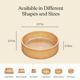 Gluten Free Medium Round Vanilla Tart Shells 2.17" (Pack of 120)