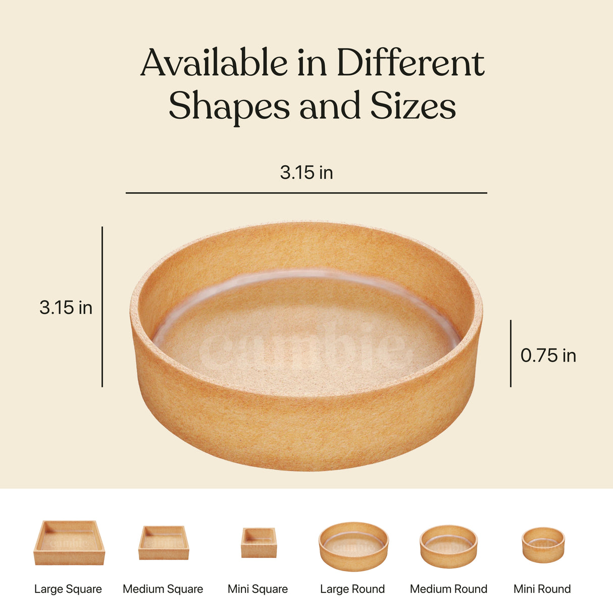 Gluten Free Large Round Vanilla Tart Shells 3.15" (Pack of 72)