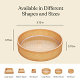 Gluten Free Large Round Vanilla Tart Shells 3.15" (Pack of 72)