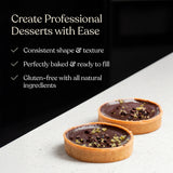 Gluten Free Large Round Vanilla Tart Shells 3.15" (Pack of 72)