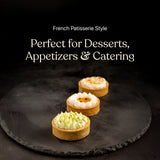 Gluten Free Large Round Vanilla Tart Shells 3.15" (Pack of 72)