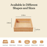 Medium Square Vanilla Tart Shells 2.16" (Pack of 140)