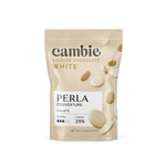 Perla White Chocolate Couverture 29%, 5 lb bag of Belgian white chocolate callets