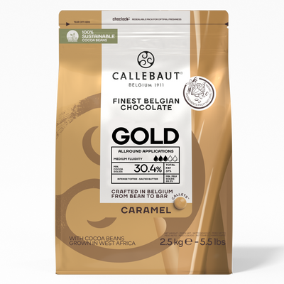 Gold Chocolate Callets 30.4% - 2.5 kg