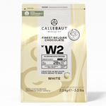 W2 White Chocolate Callets 28% - 2.5 kg