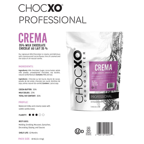 Crema Milk Chocolate 35% - 5 kg