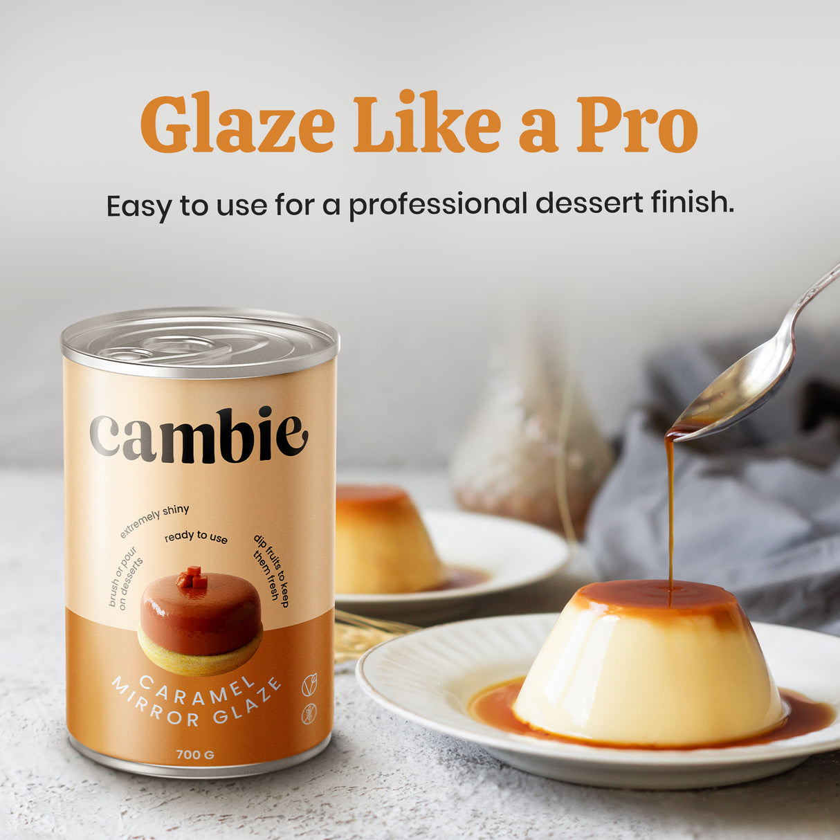 Caramel Mirror Glaze - 700 g