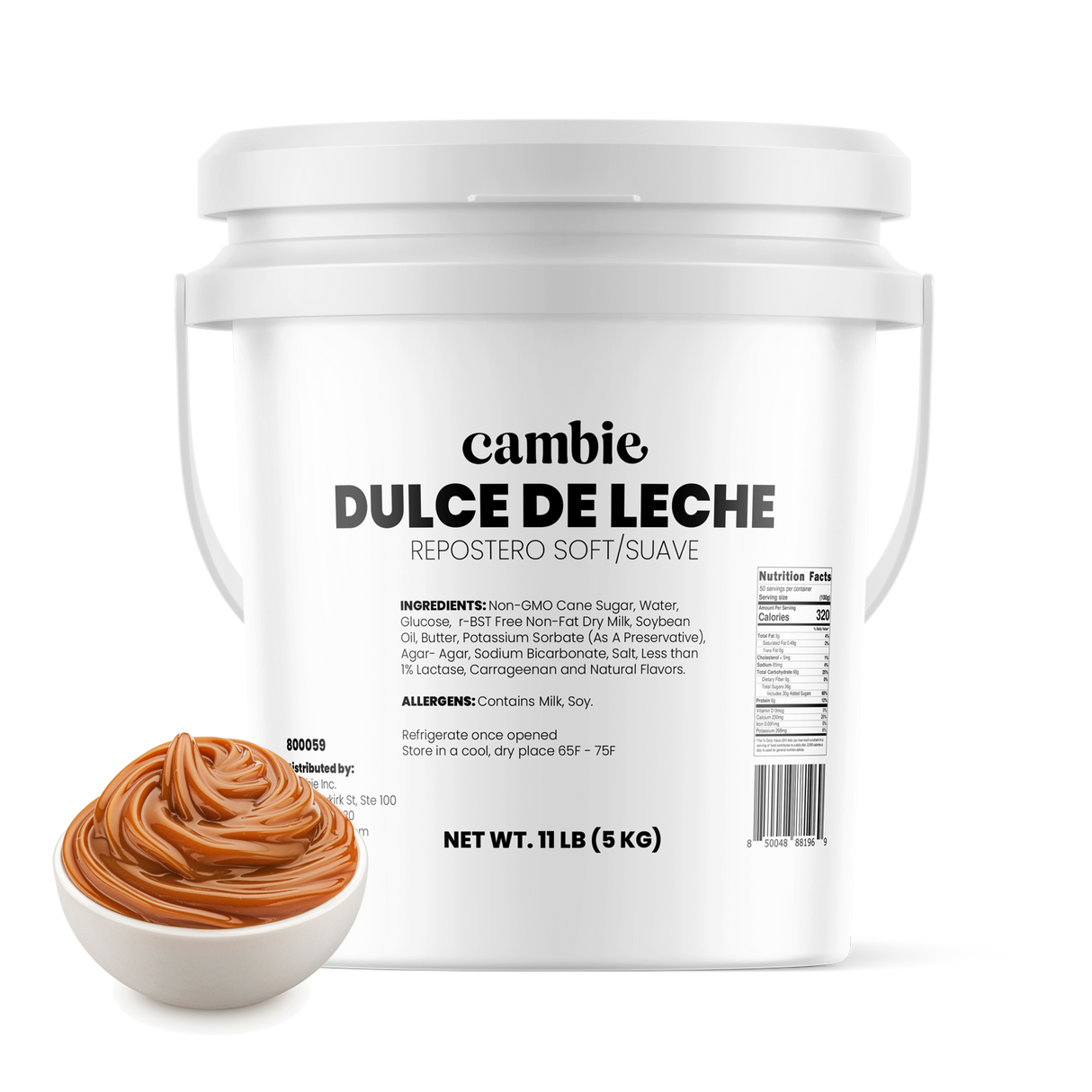 Dulce de Leche Repostero Soft- 11 lb