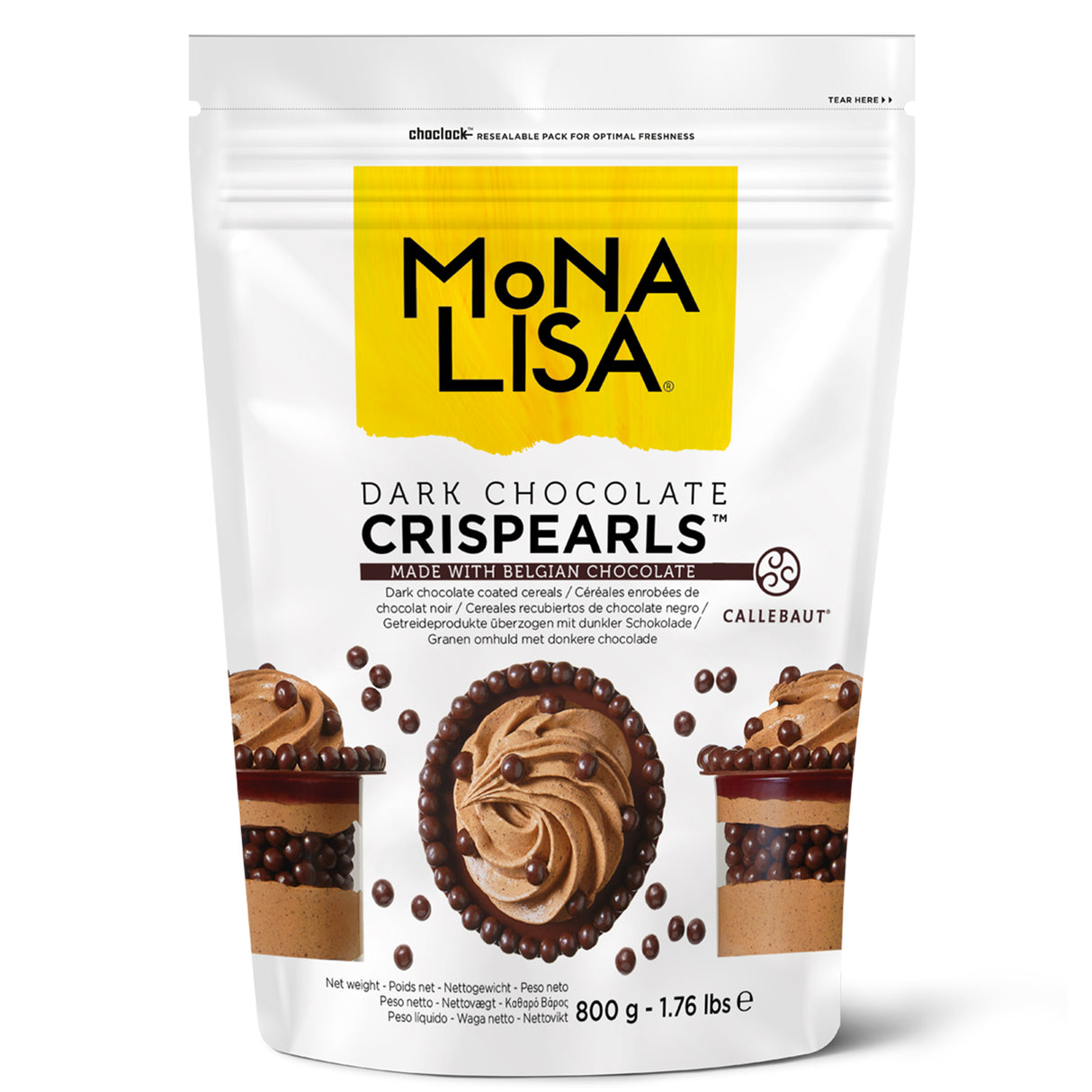 Dark Chocolate Crispearls - 800 g