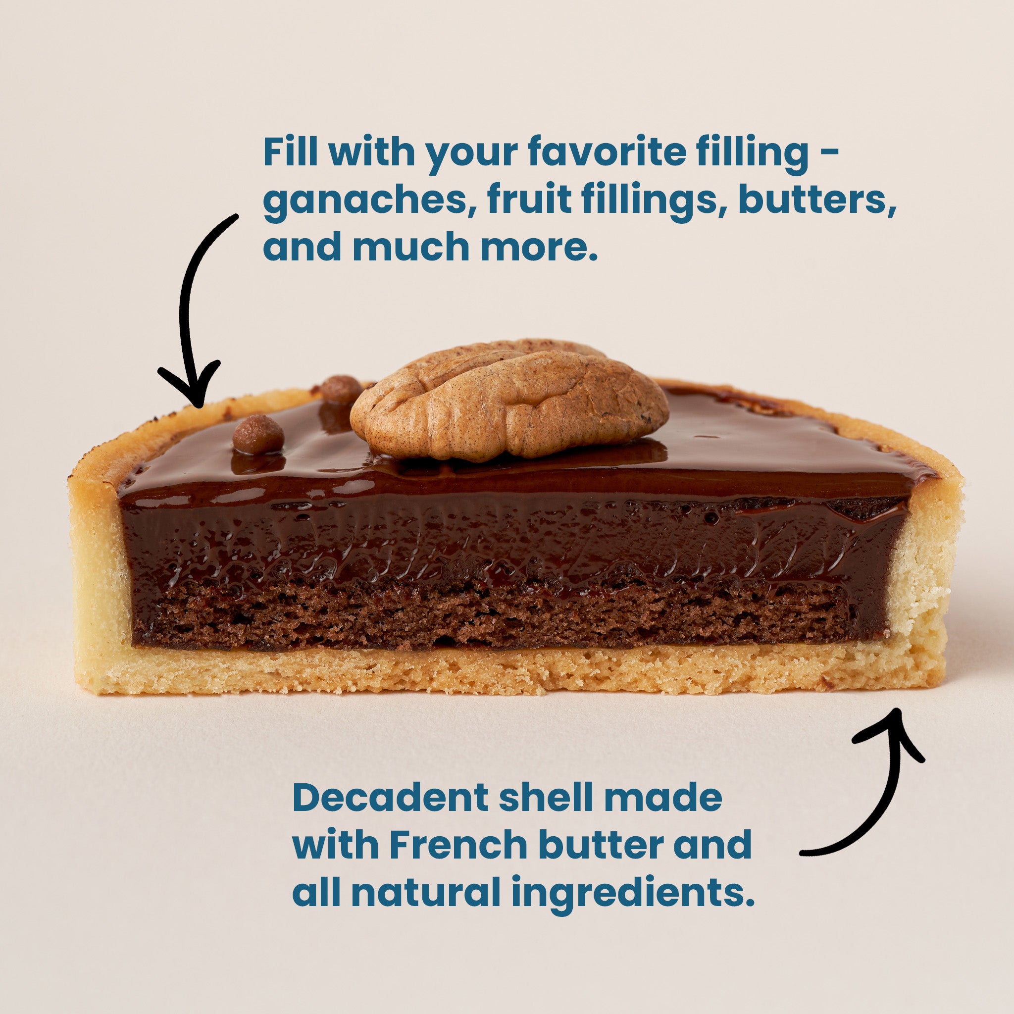 Mini Round Vanilla Tart Shells 1.38