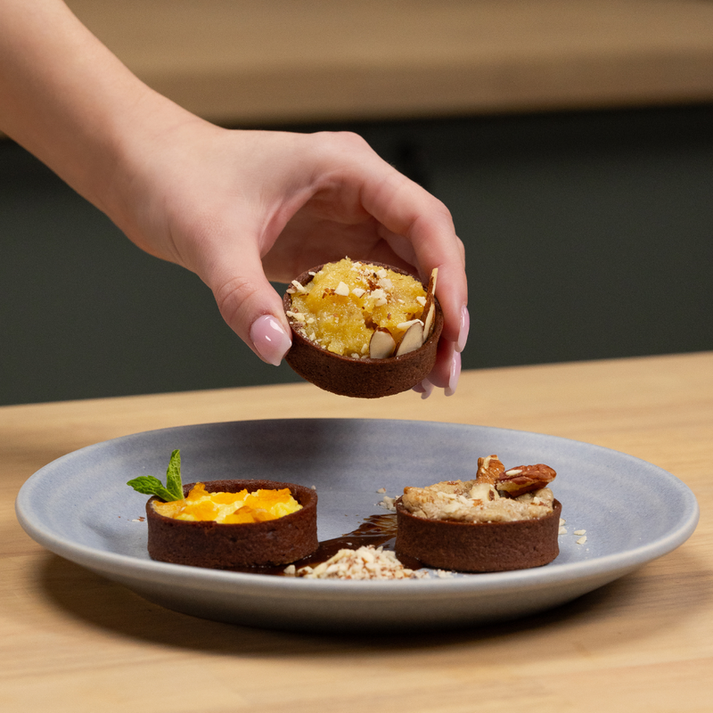 Medium Round Chocolate Tart Shells 2.17" (Pack of 120)
