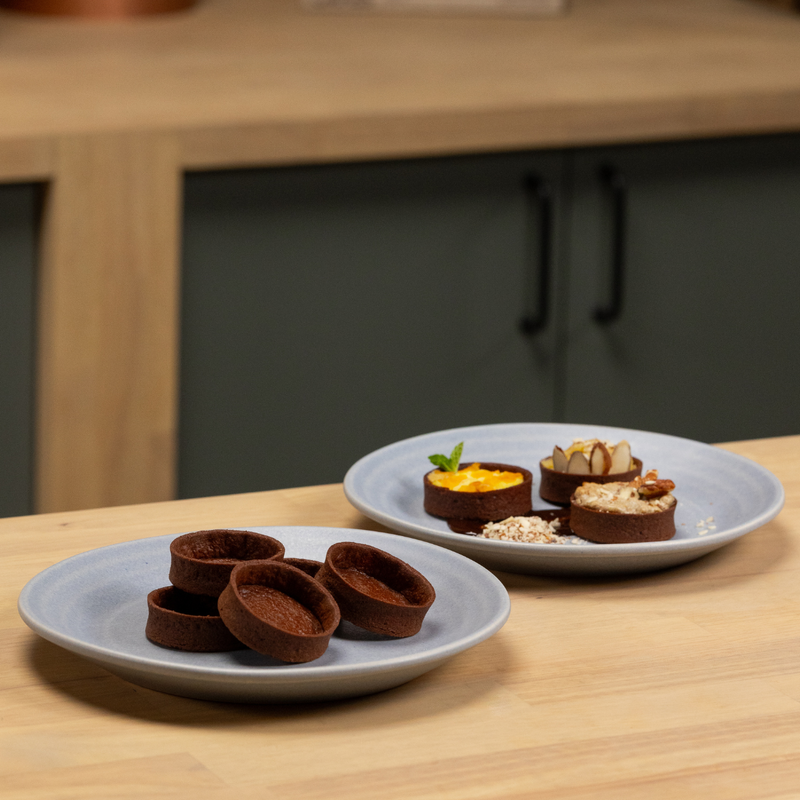 Medium Round Chocolate Tart Shells 2.17" (Pack of 120)