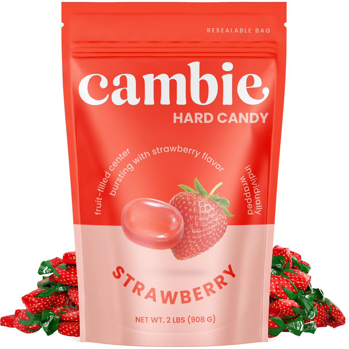 Strawberry Filled Candy - 2 lb