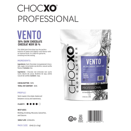 Vento Dark Chocolate 56% - 5 kg