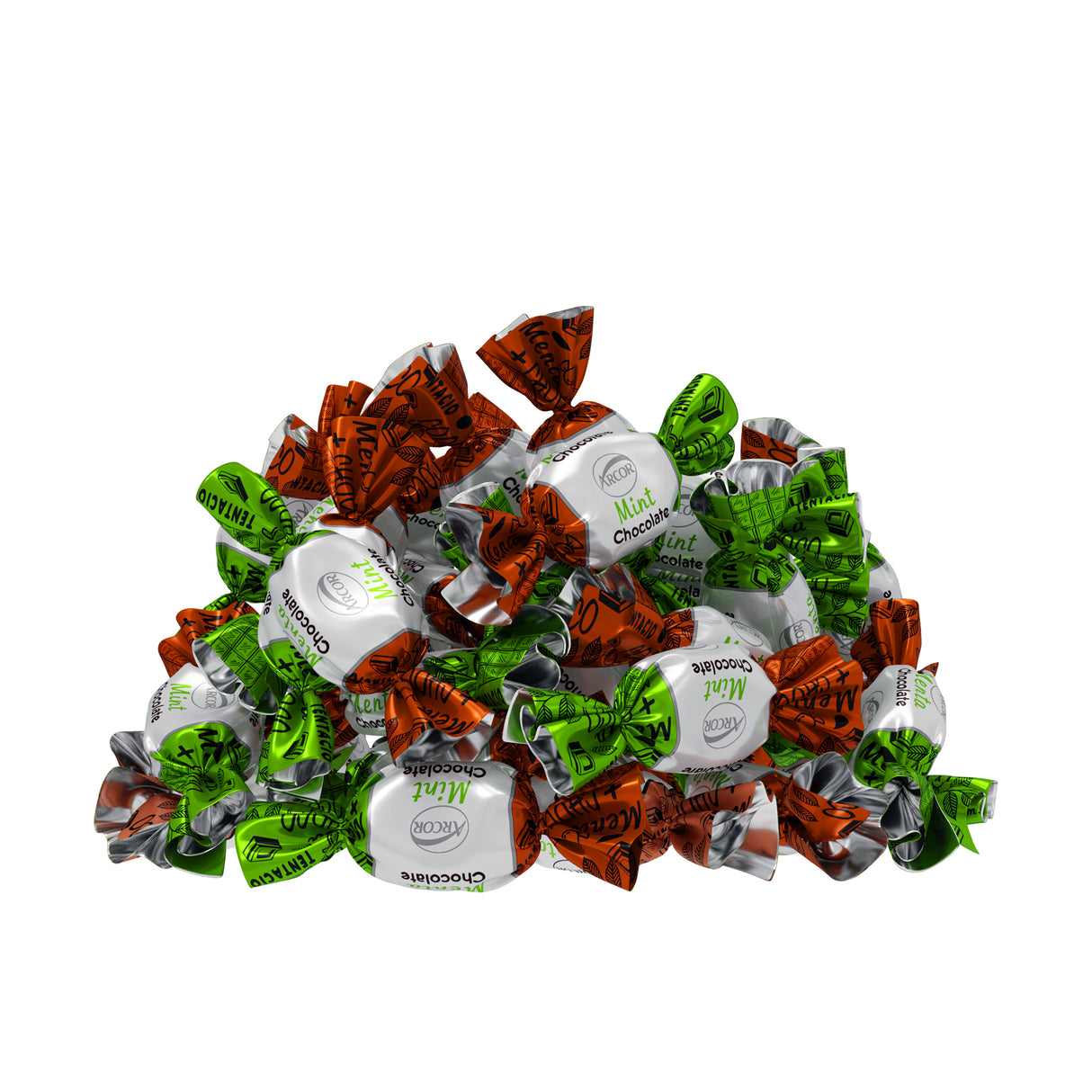 Chocolate Filled Mints - 6 lb