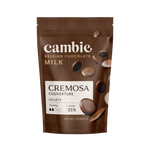Cambie Cremosa Milk Chocolate Couverture 35%, 1 lb bag of Belgian milk chocolate callets