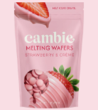 Strawberry & Creme melting wafers